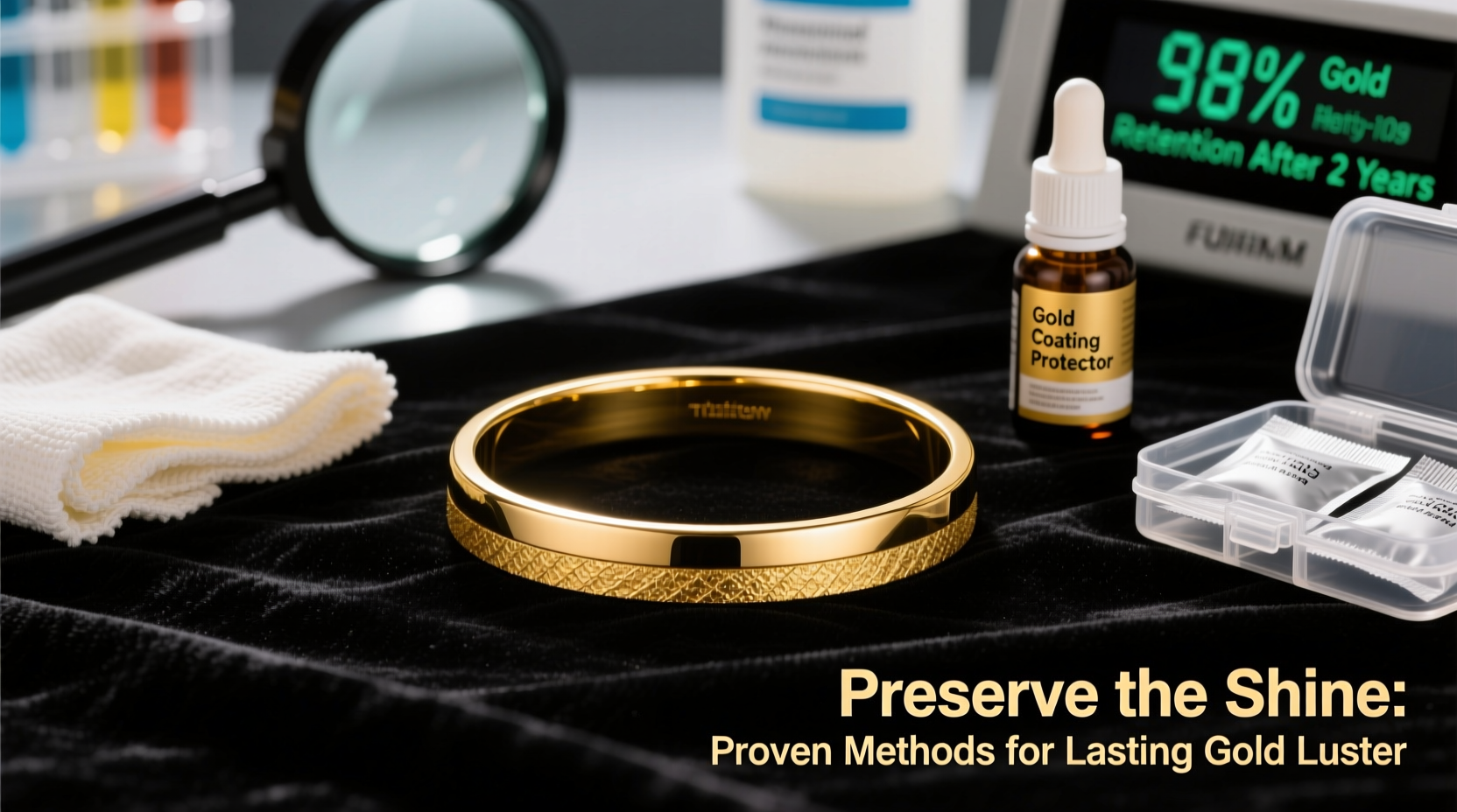 effective methods to preserve the gold color on your titanium bracelet for lasting shine