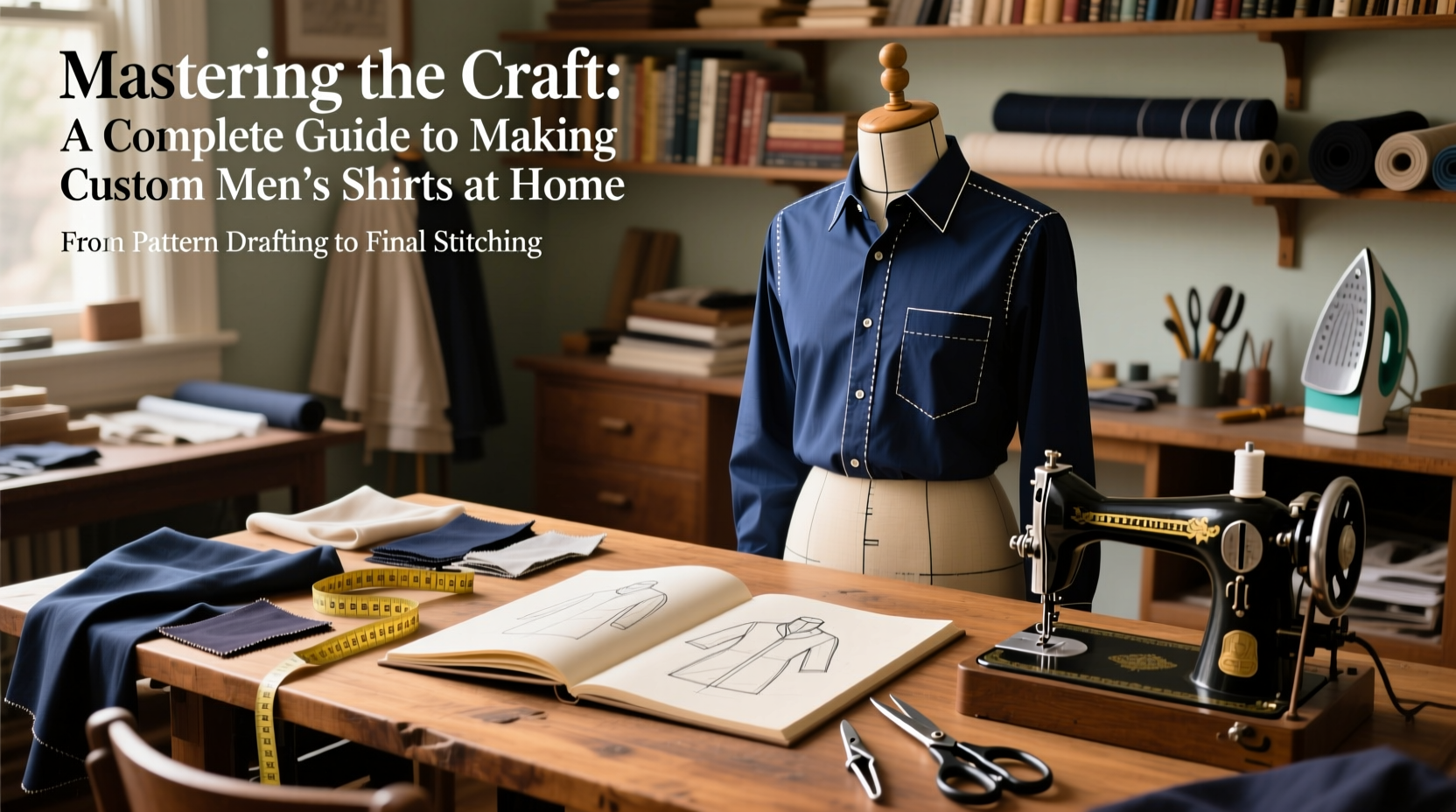 mastering the craft a complete guide to making custom mens shirts at home