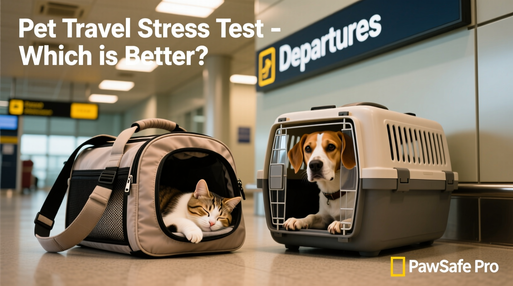 pet shoulder bag vs airline carrier which is less stressful for your furry friend