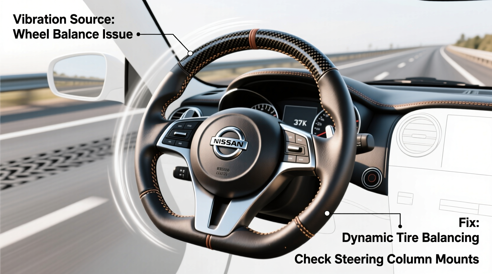 370Z Steering Wheel Vibration: Causes & Fixes