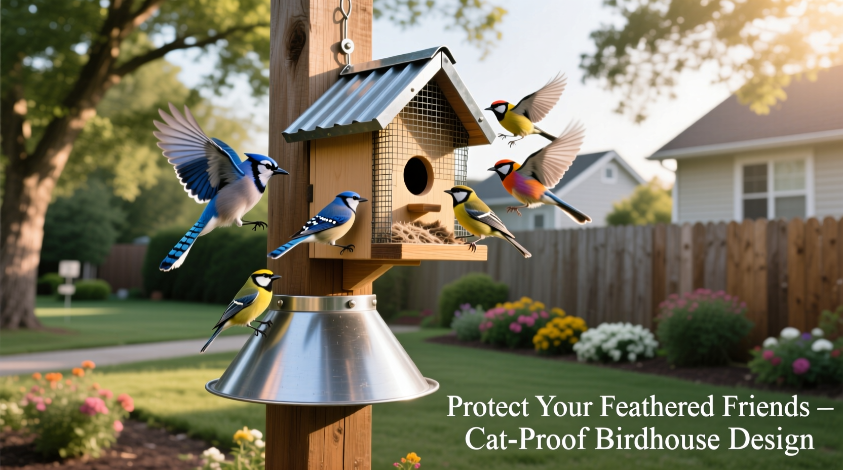 effective strategies to cat proof a birdhouse and protect your feathered friends