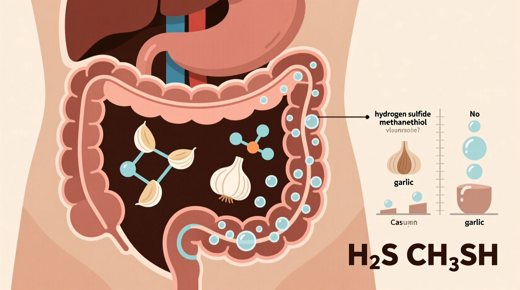 does garlic produce gas