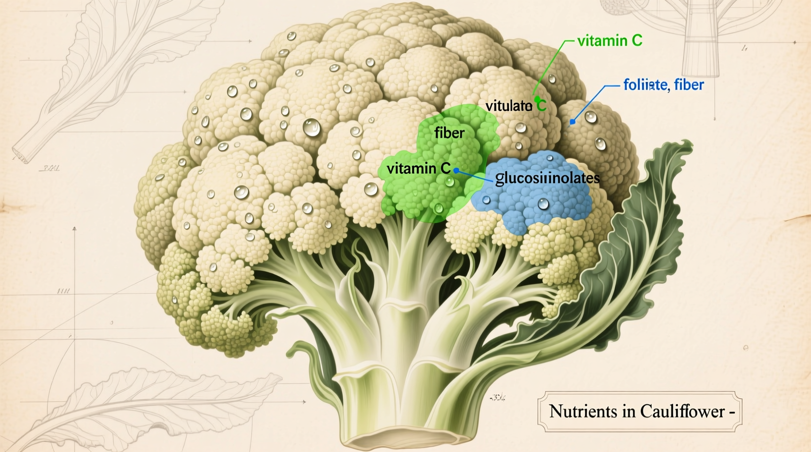 nutrients in cauliflower