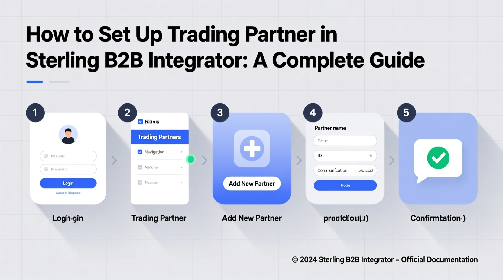 how to set up trading partner in sterling b2b integrator