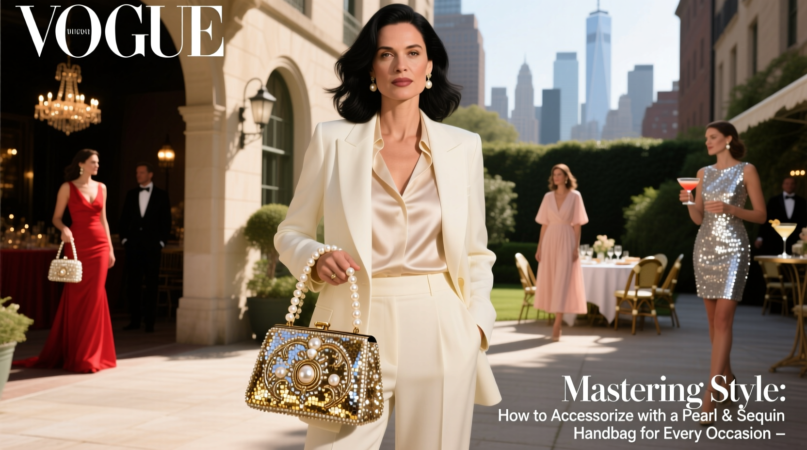 mastering style how to accessorize with a pearl and sequin handbag for every occasion