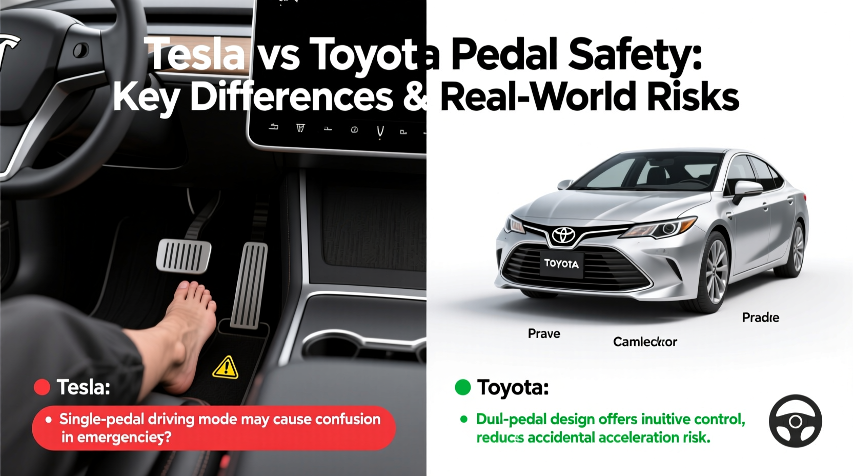 tesla vs toyota pedal safety