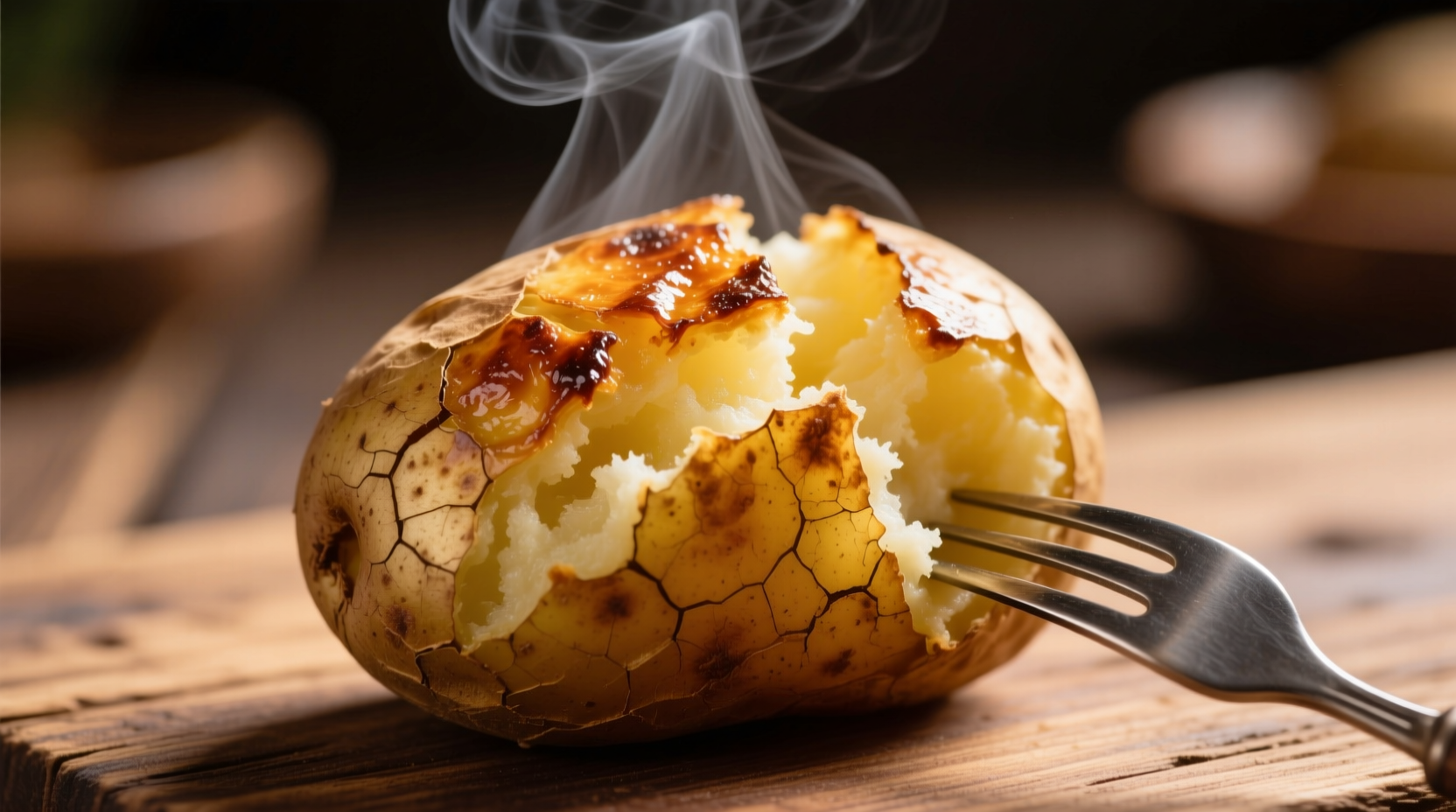 temperature for a baked potato