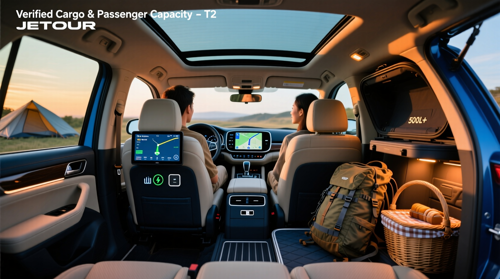 jetour t2 interior space road trip