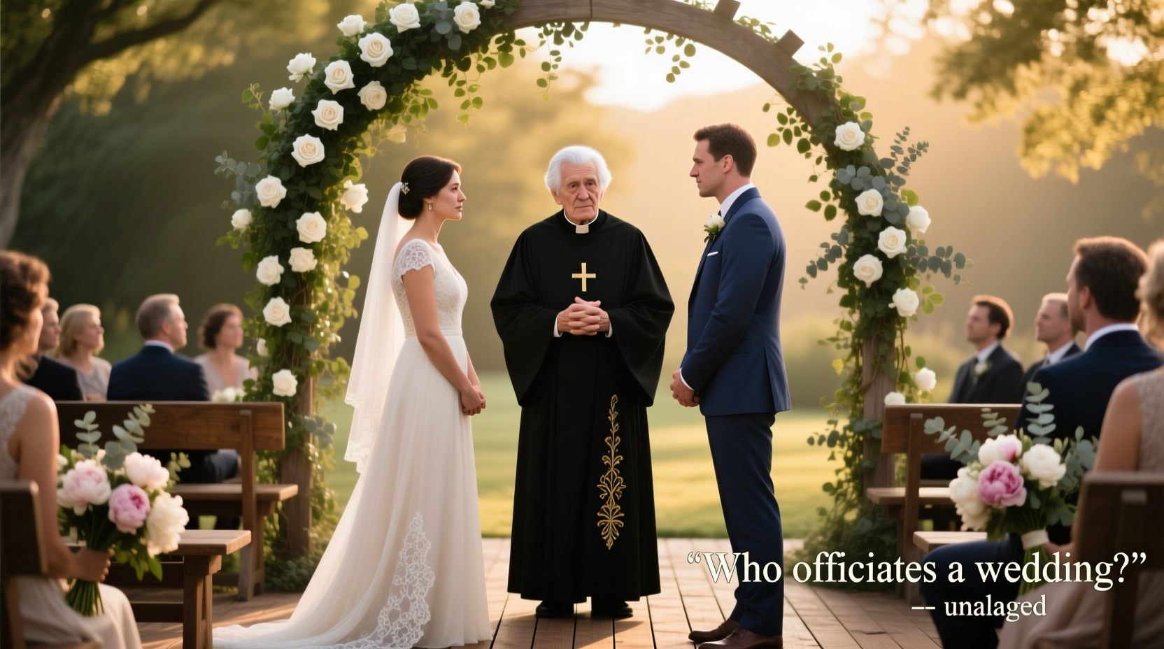 who officiates a wedding