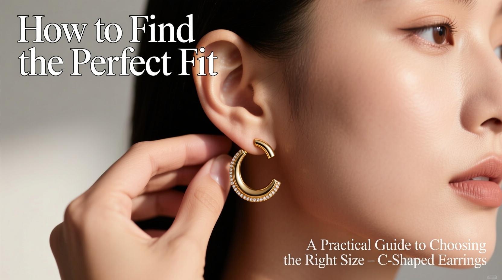 how to find the perfect fit a practical guide to choosing the right size c shaped earrings 2