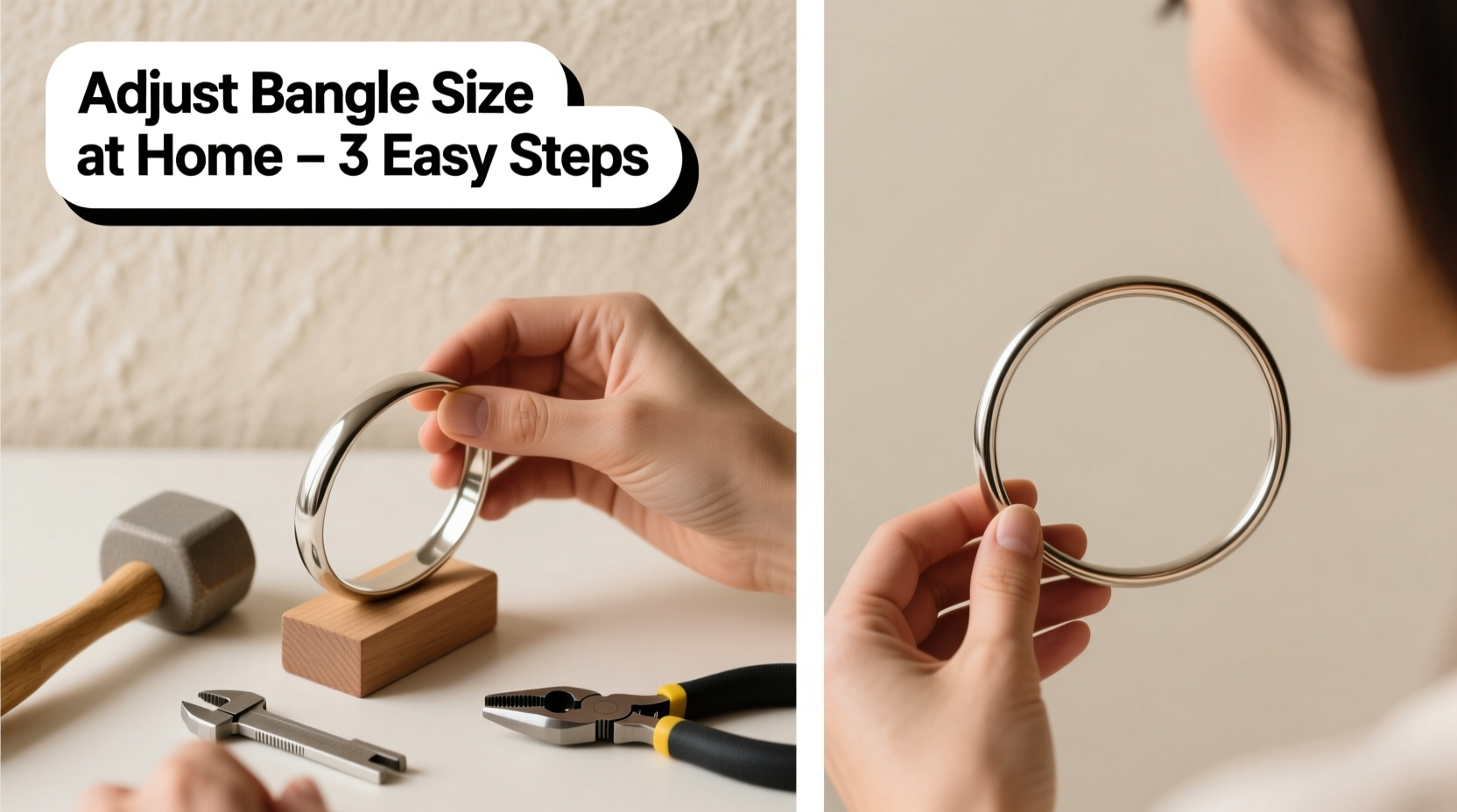 simple and effective methods to adjust your bangle bracelet size at home