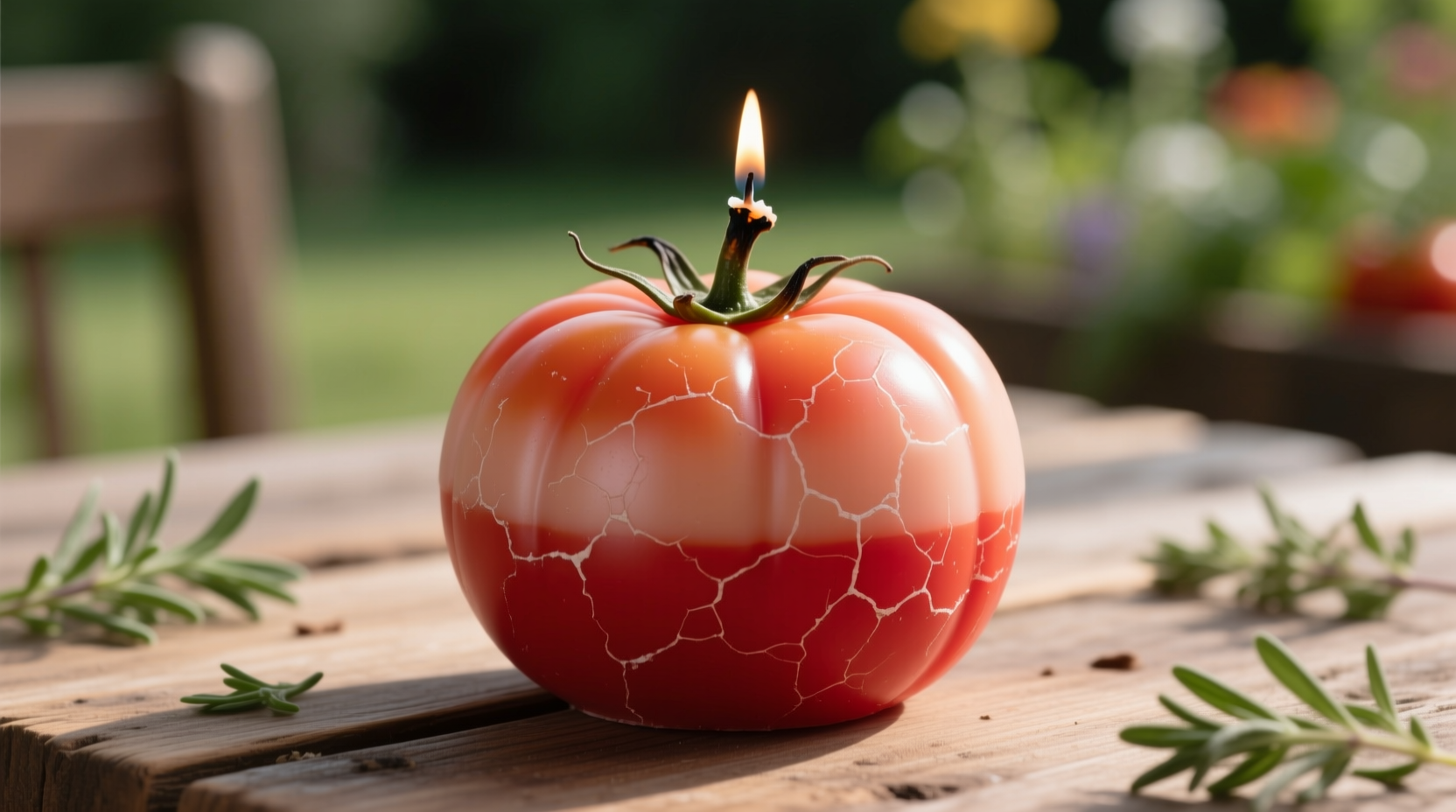 tomato candle