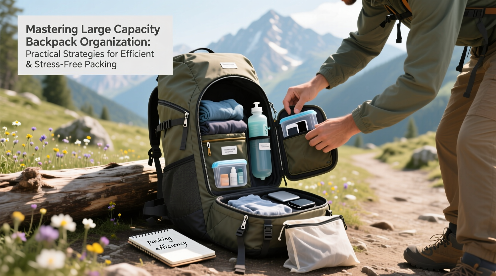 mastering large capacity backpack organization practical strategies for efficient and stress free packing