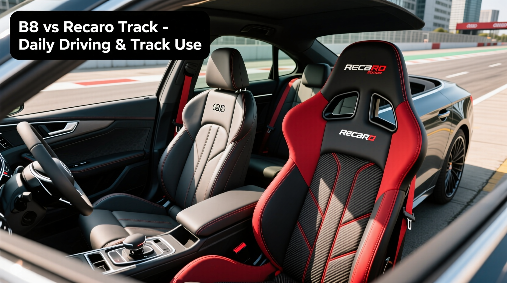 b8 vs recaro track