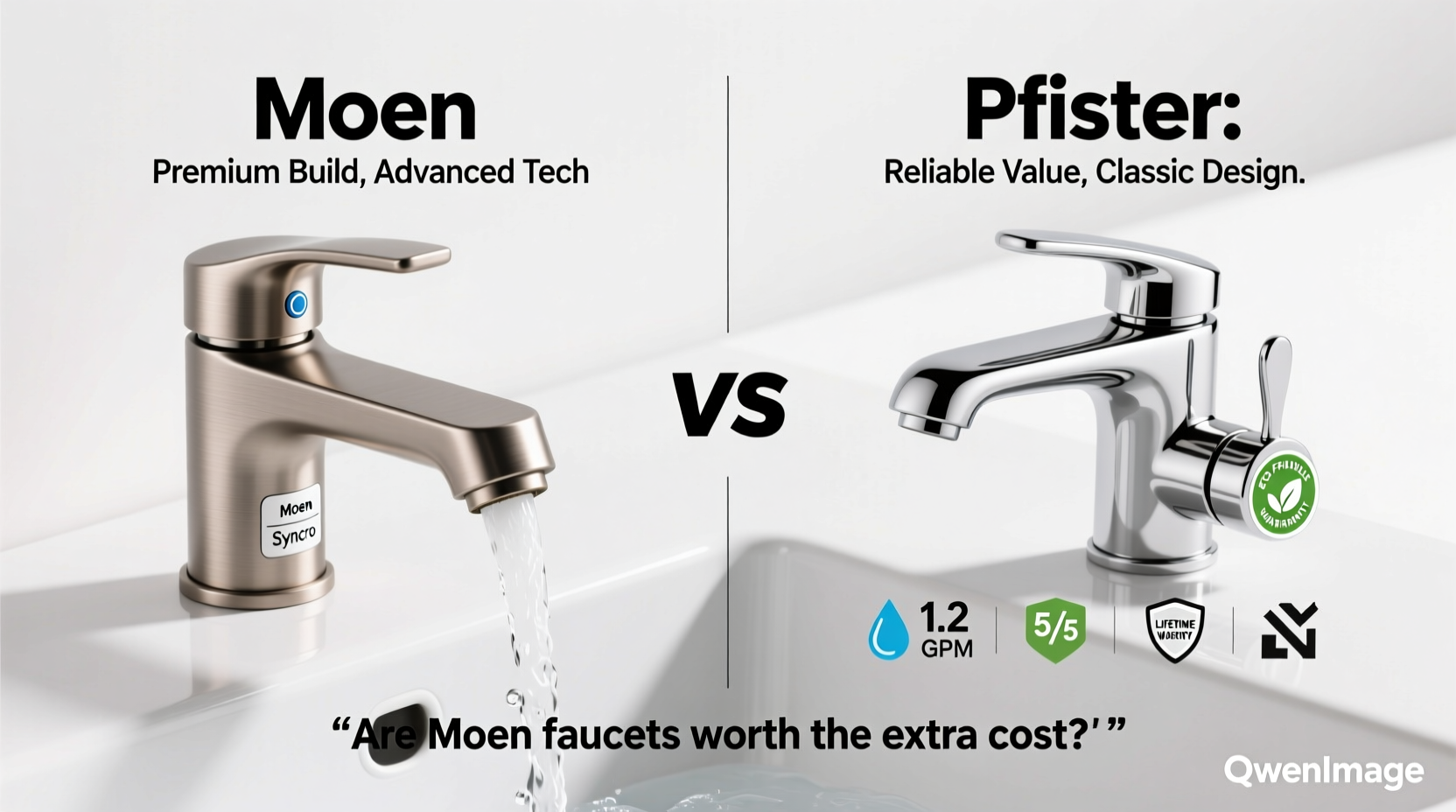 Moen Vs Pfister Bathroom Faucet: Which Brand Reigns Supreme?