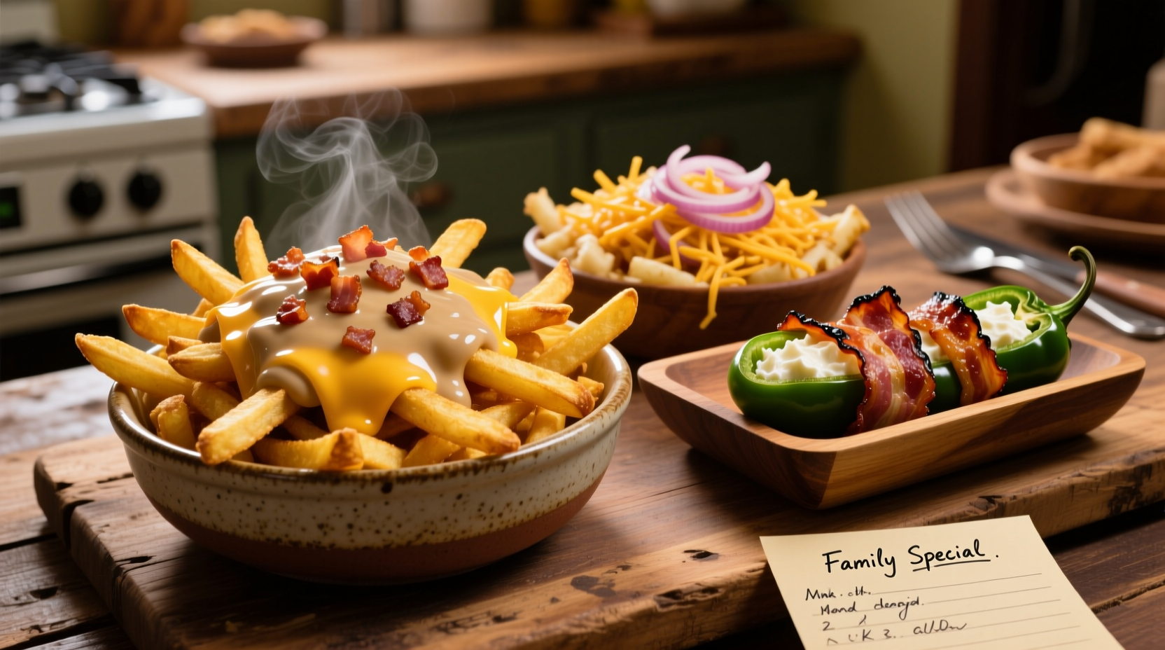 homemade junk food recipes fries poutine jalapeno poppers