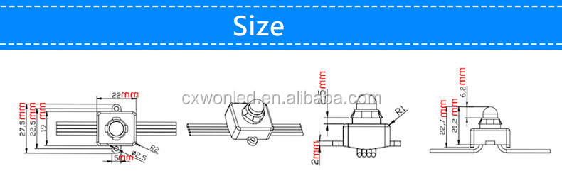 luce quadrata del modulo del pixel di RGB LED di colore pieno della luce del pixel di 12mm LED con IC WS2811 UCS1903 SM16703 DC5V DC12V per la pubblicità