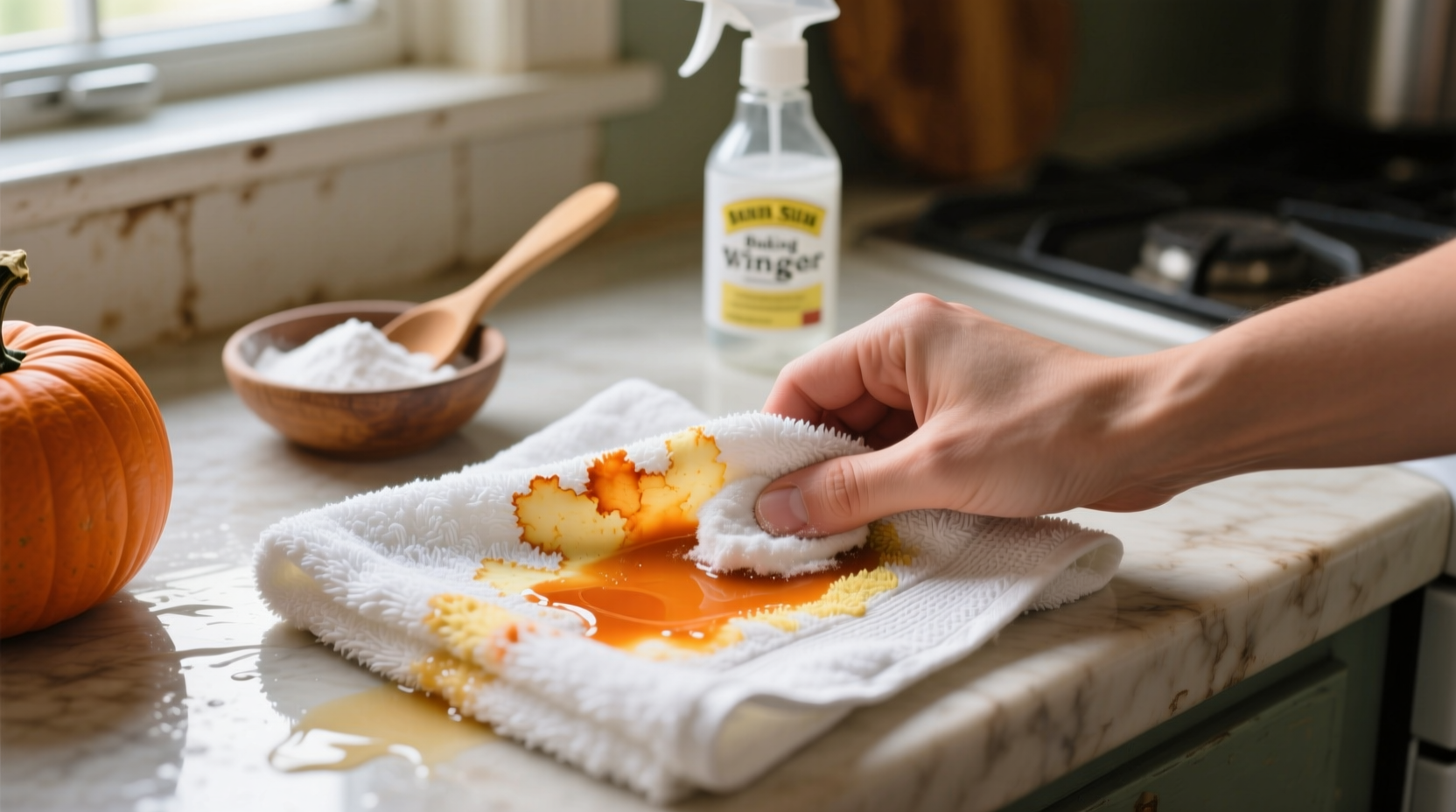 how to get pumpkin stains out of clothing fabric and
