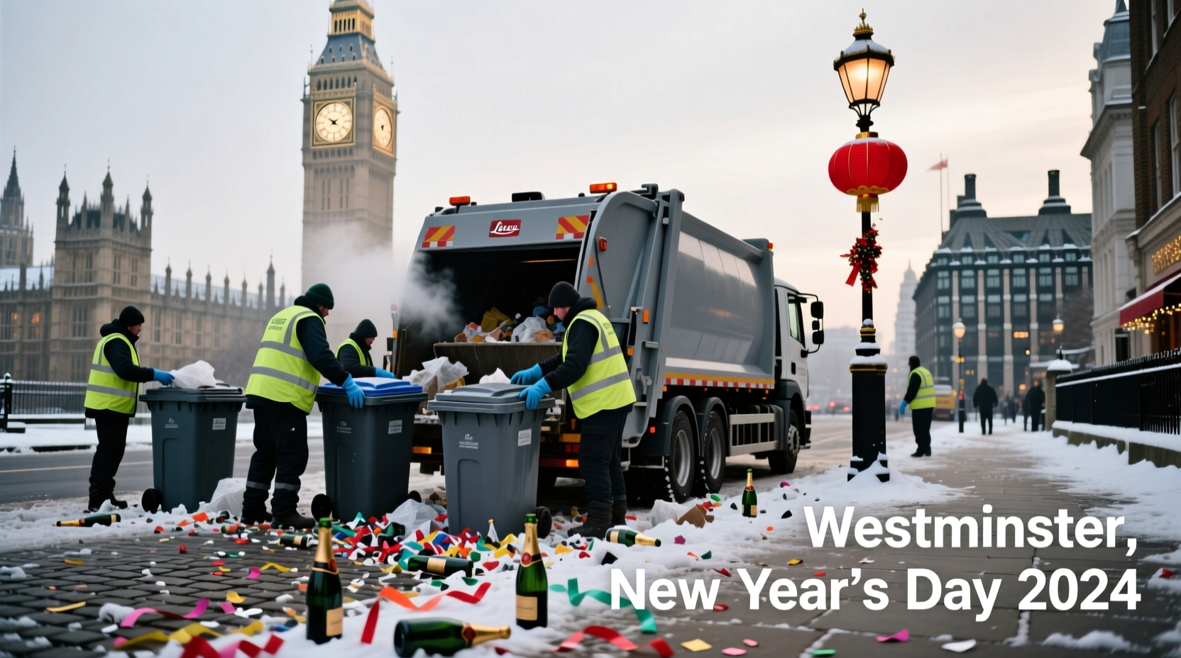 do they take out trash new year westminster