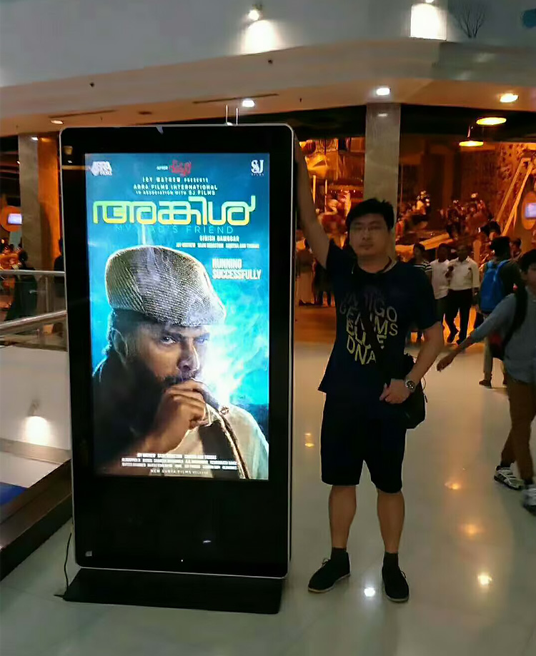 New Style 65'' Double Sided LCD Display, Hanging Dual Side Digital Signage for indoor