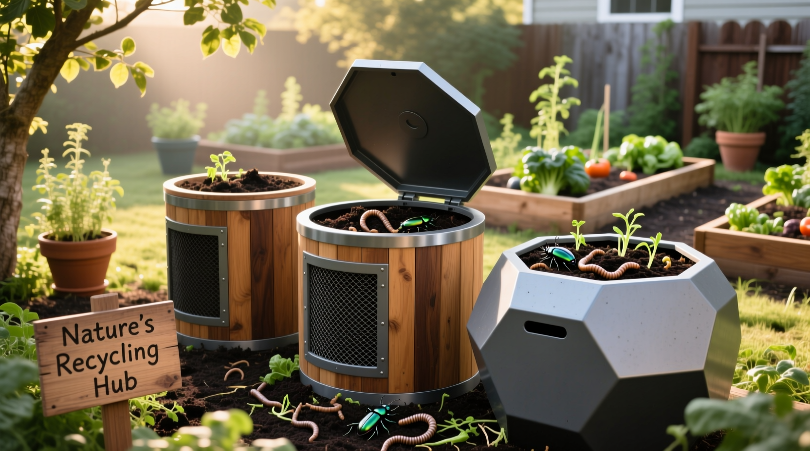 composters for good garden soil