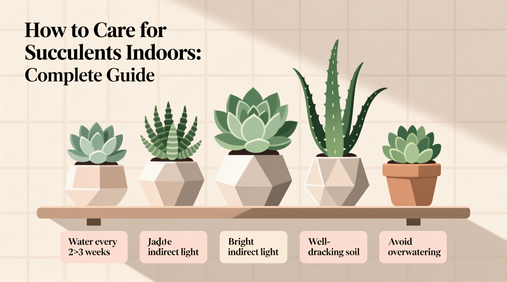 how do you take care of succulents indoors