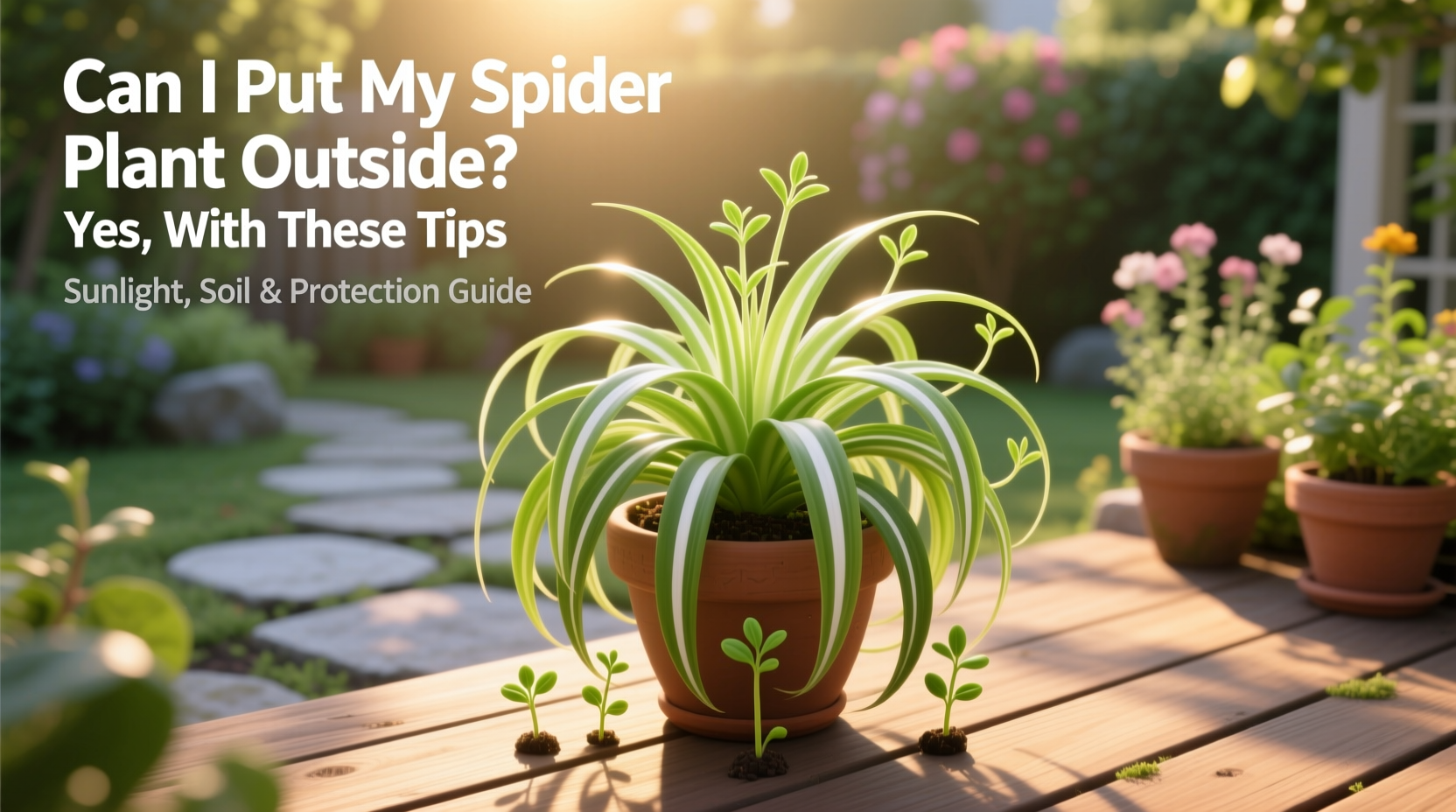 Can I Put My Spider Plant Outside? Yes, With These Tips