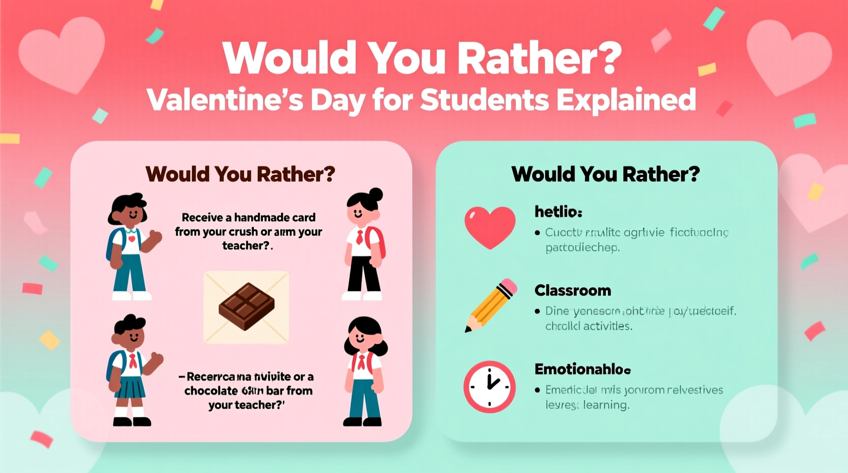 Would You Rather Valentine's Day for Students Explained