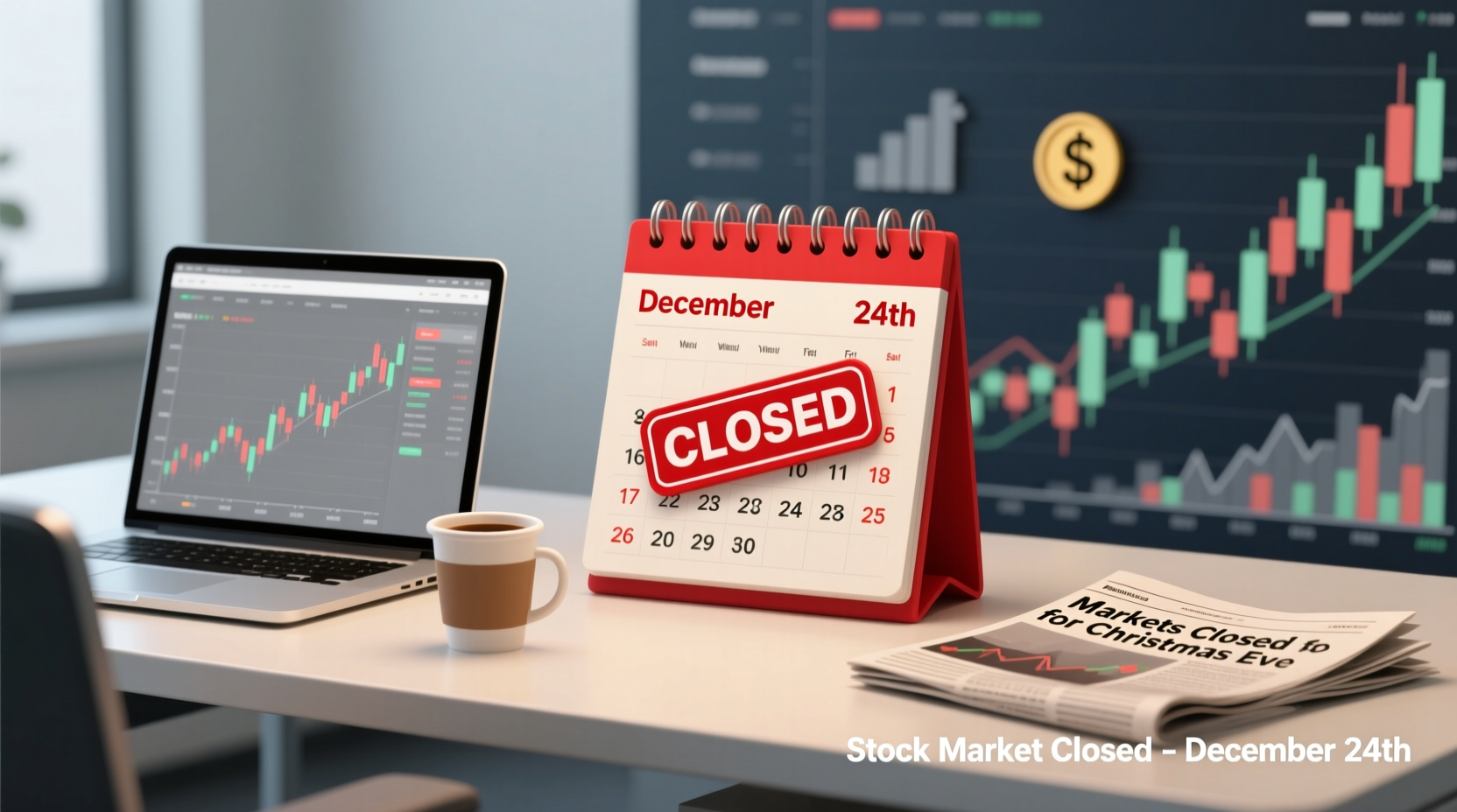 is stock market open on december 24th