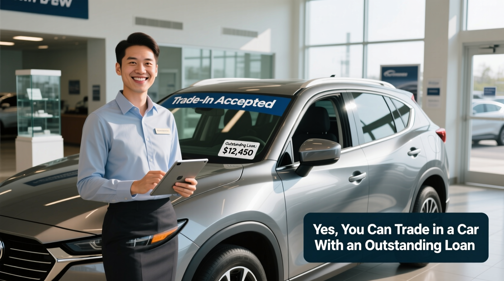 can you trade in a car that you owe on