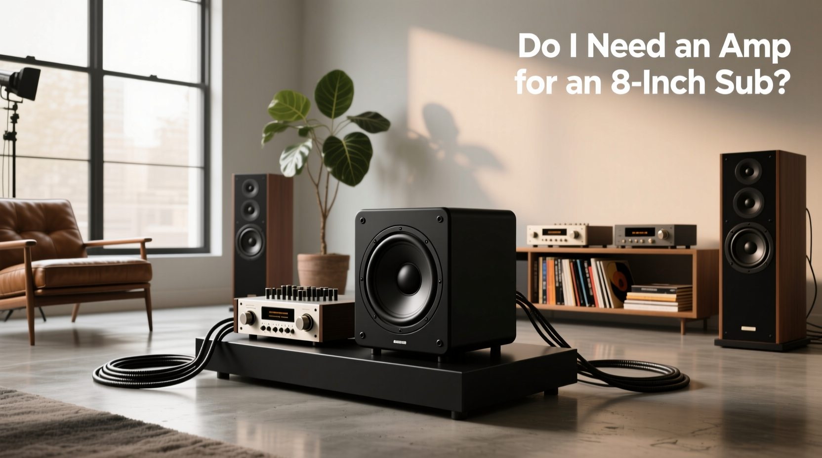 8 inch subwoofer with amplifier guide