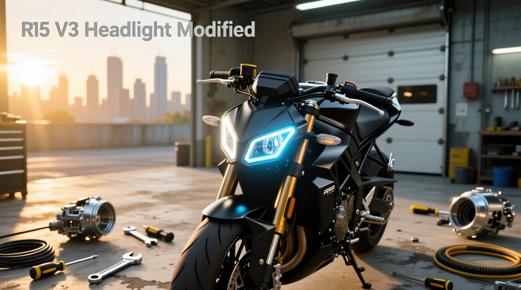 How to Modify R15 V3 Headlight for Better Visibility & Style