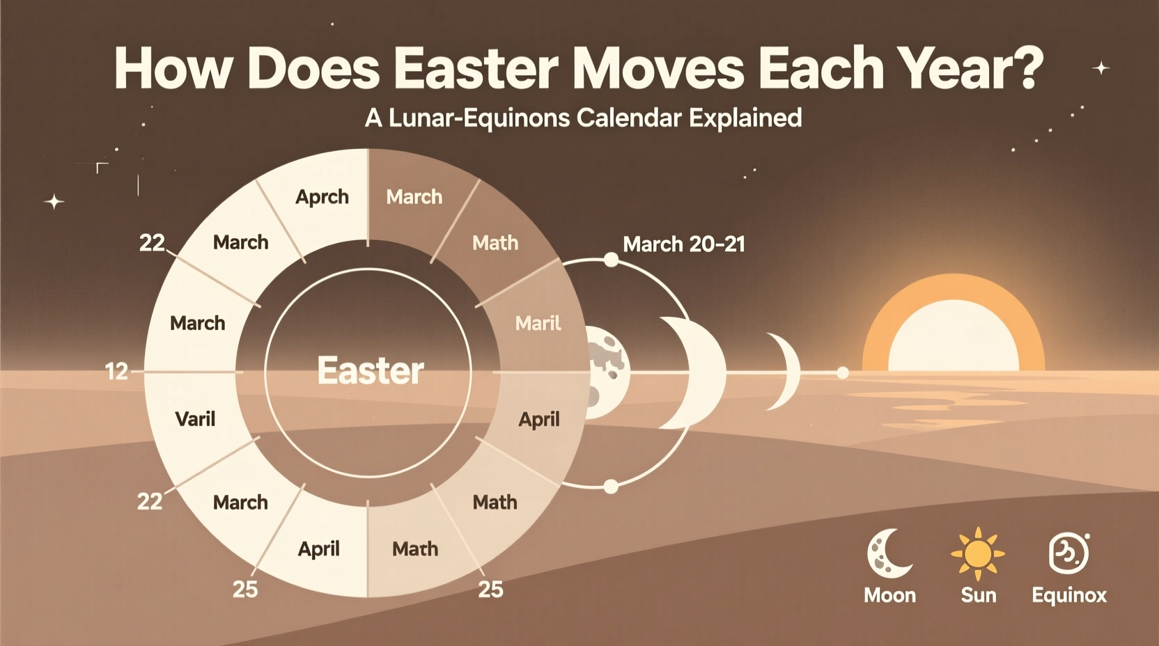 how does easter move