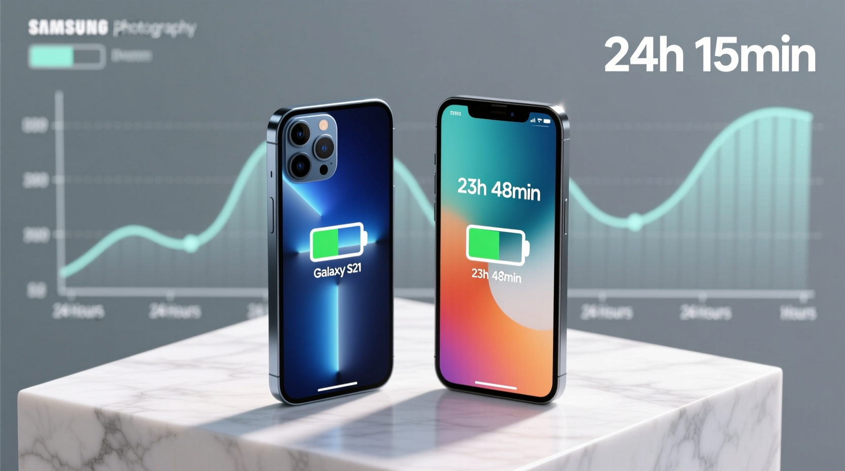 iphone 13 vs galaxy s21 which phone actually has better battery life