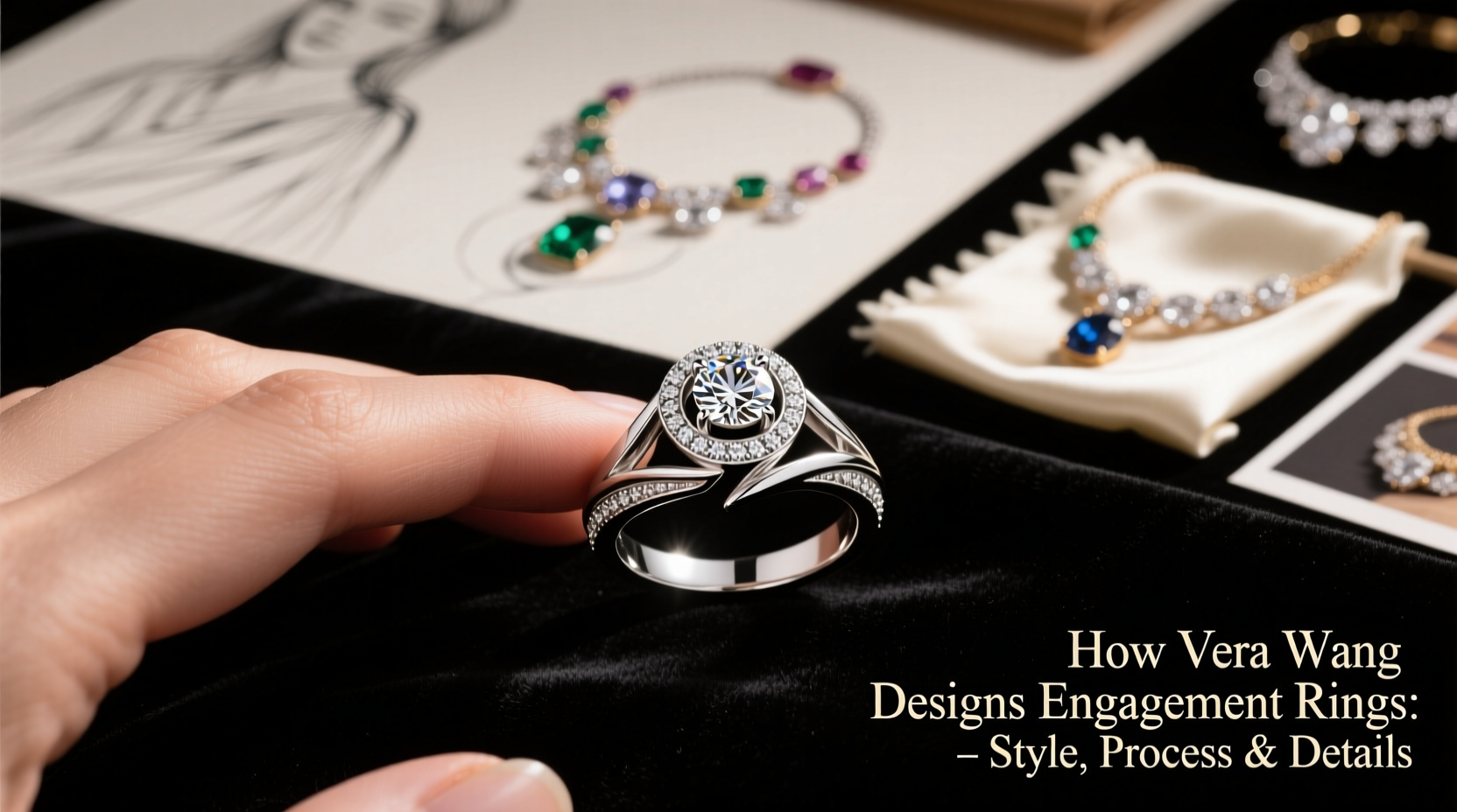 Vera Wang doesn’t sketch rings—she sketches feelings, then sets them in platinum