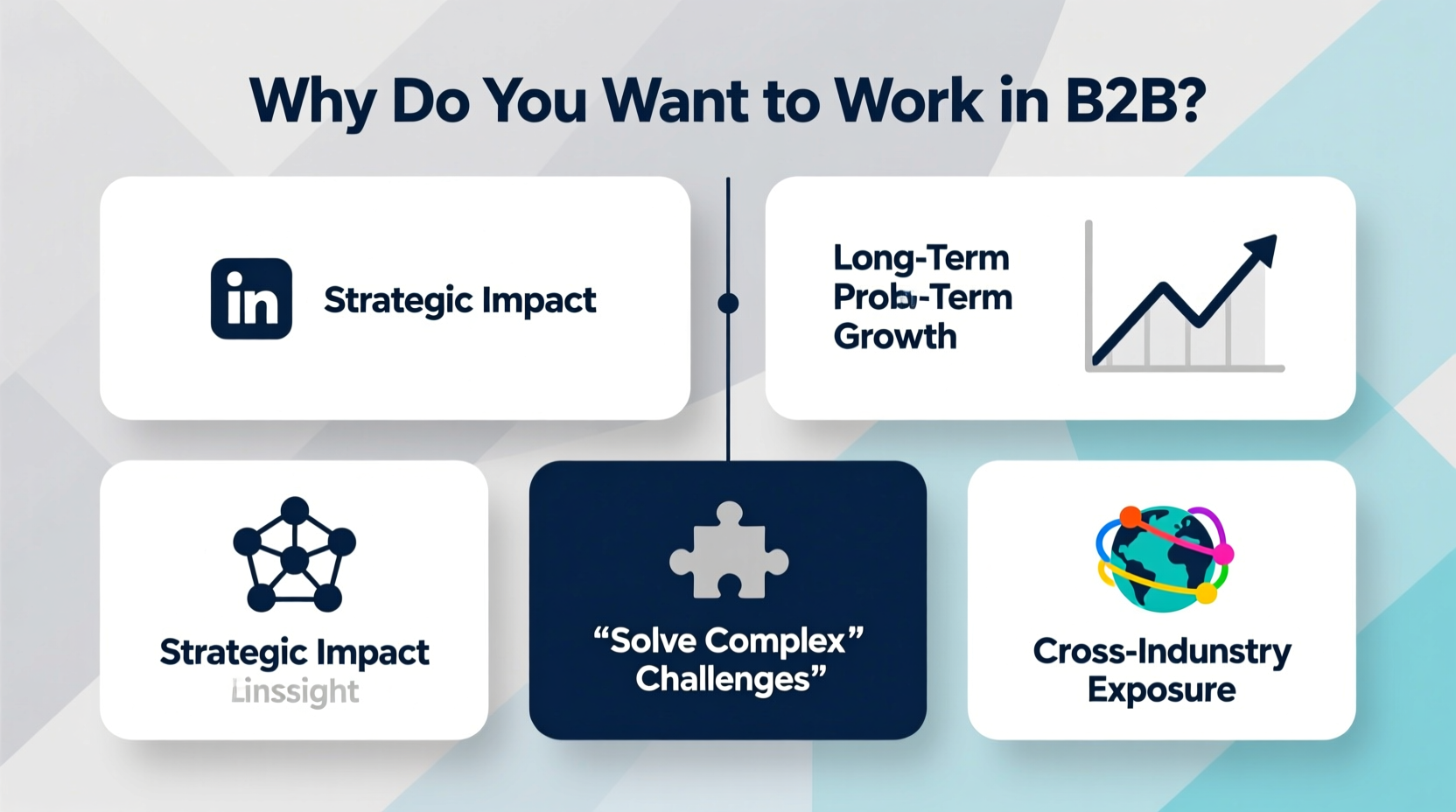 why do you want to work in b2b