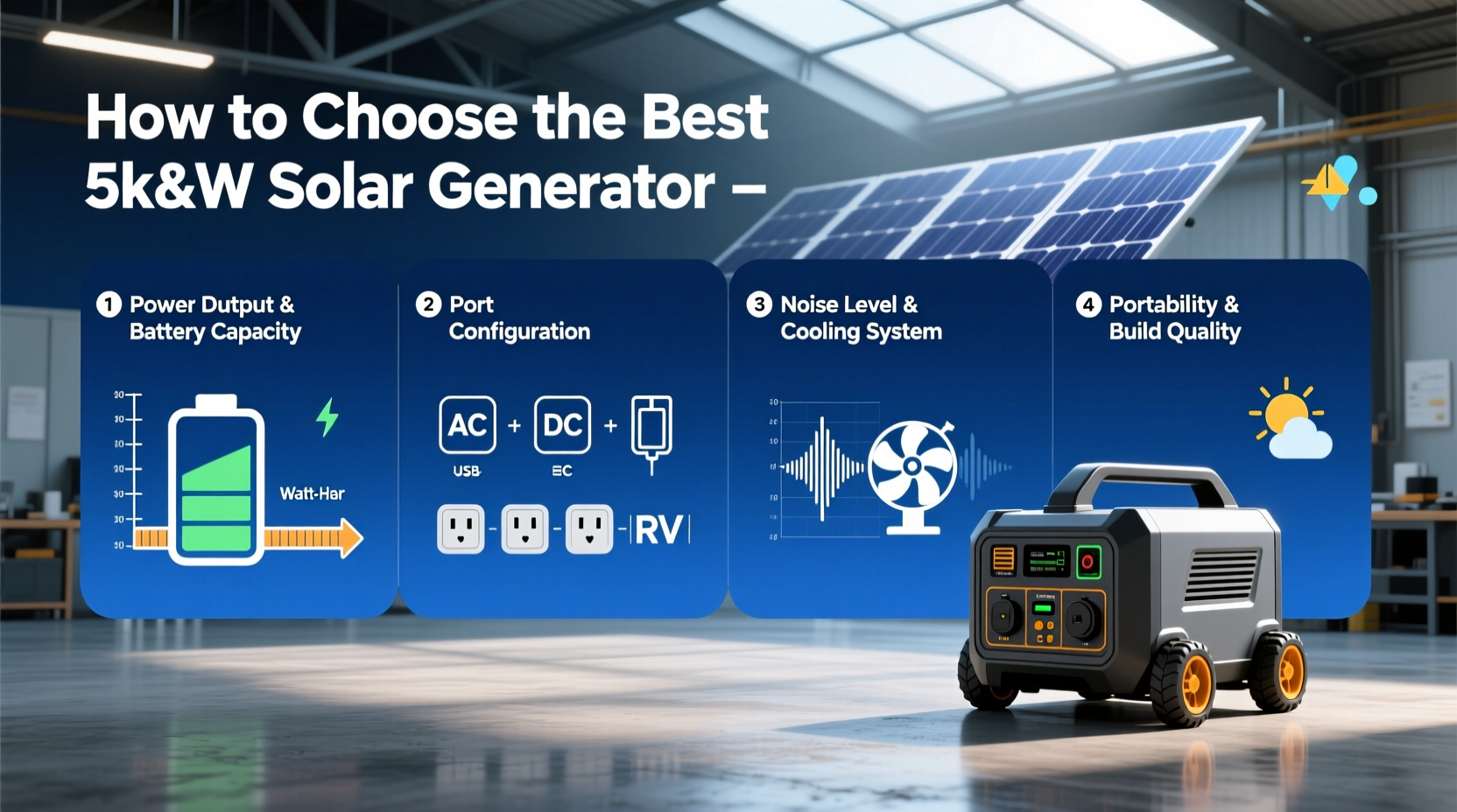 How to Choose a Solar Generator: Ultimate Guide for Smart Buyers