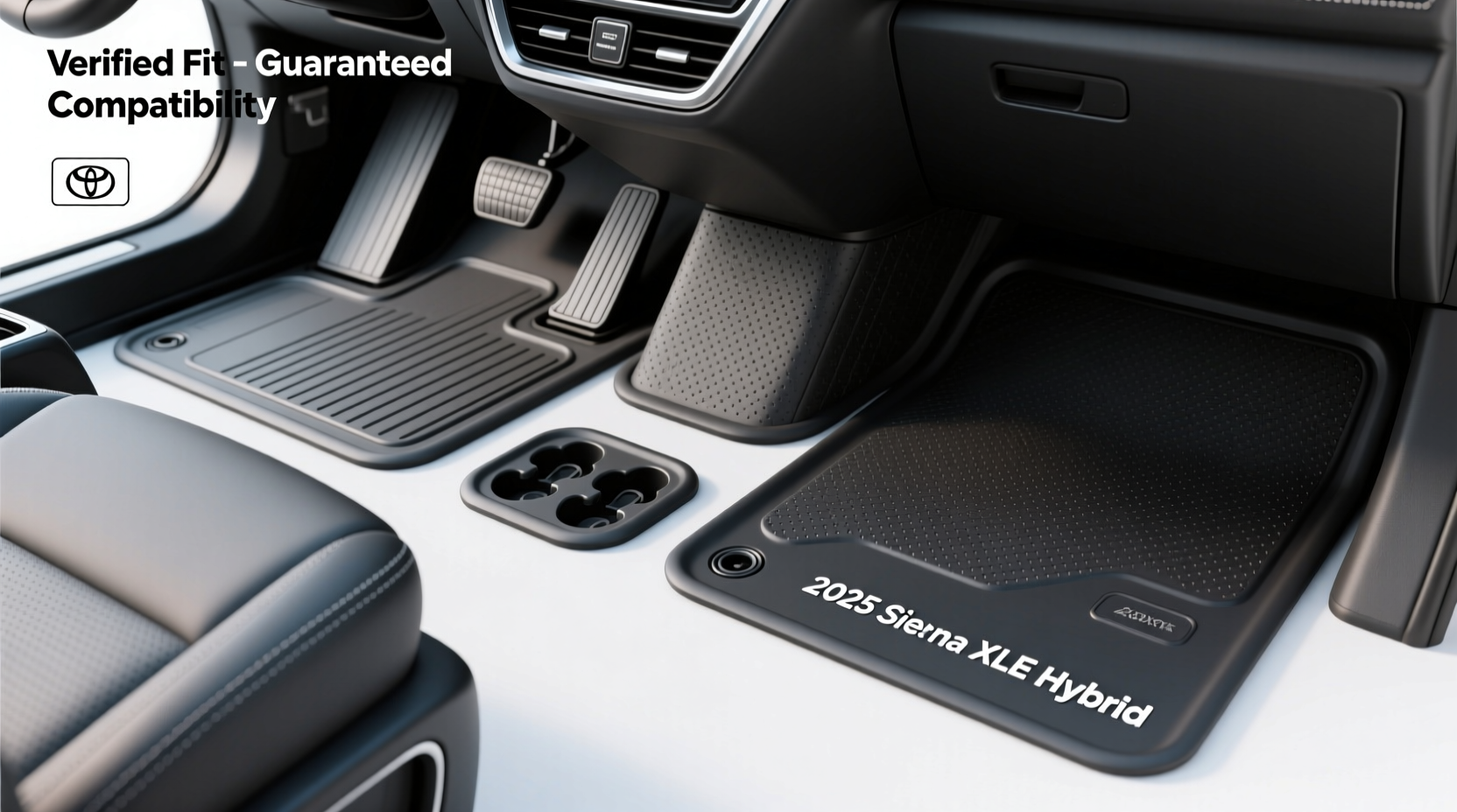 pedal clearance mats sienna xle hybrid 2025