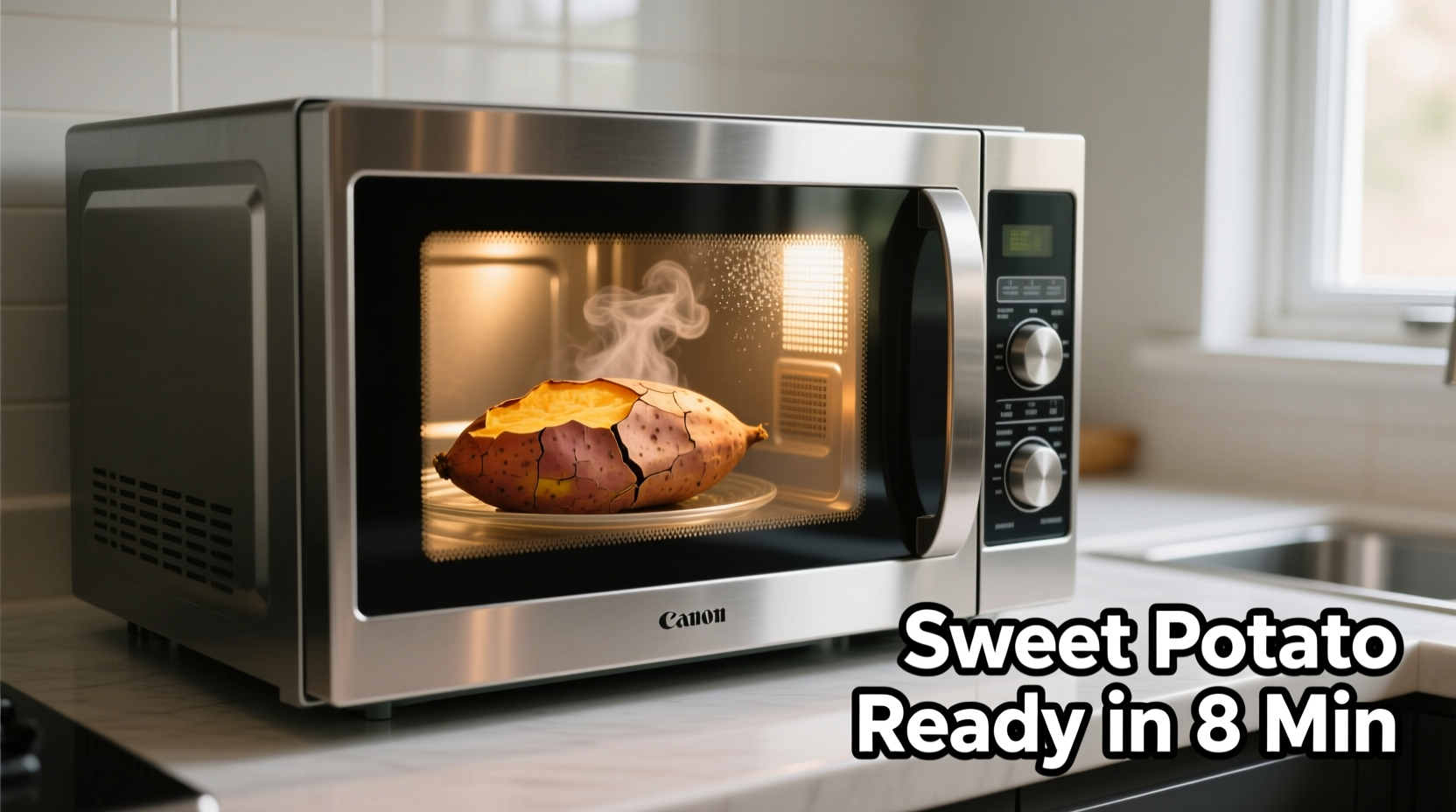 microwave oven sweet potato