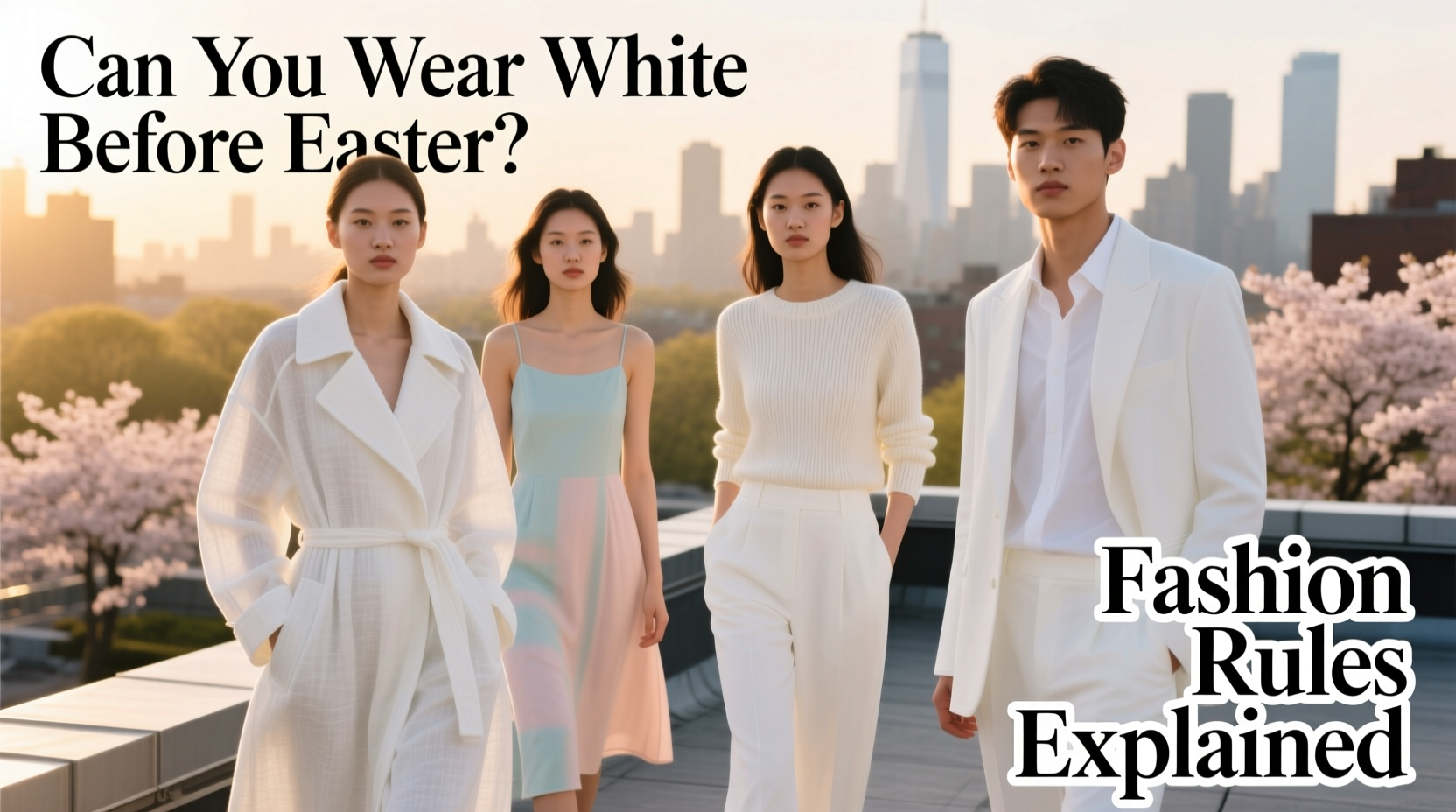 can you wear white before easter
