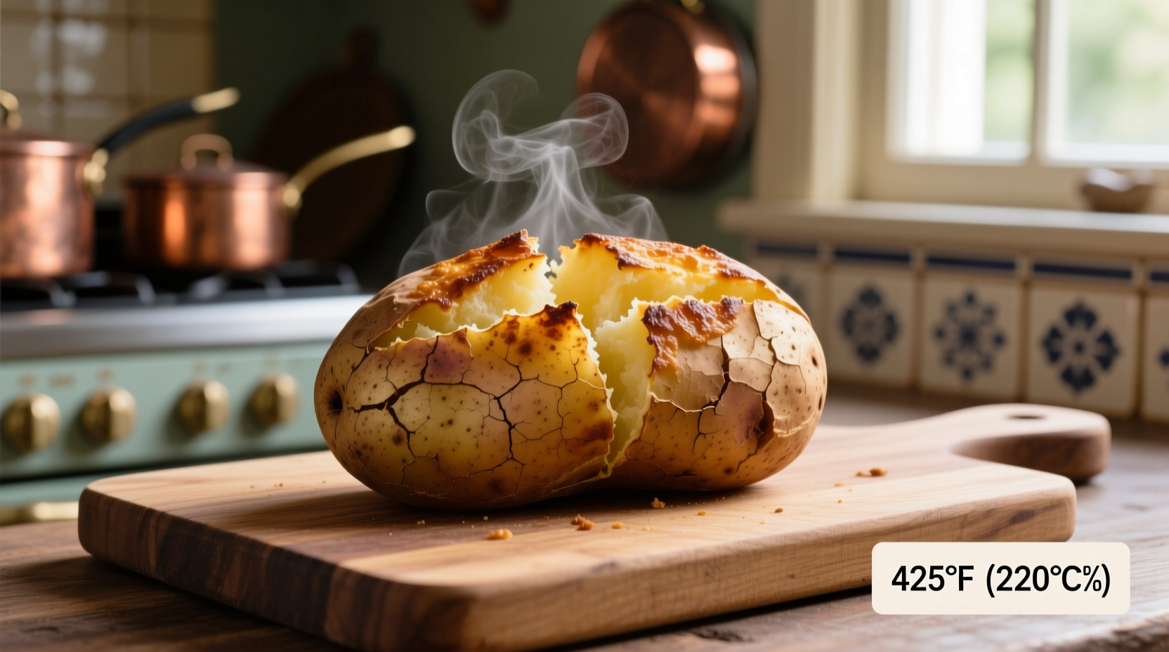 baked potato cooking temperature