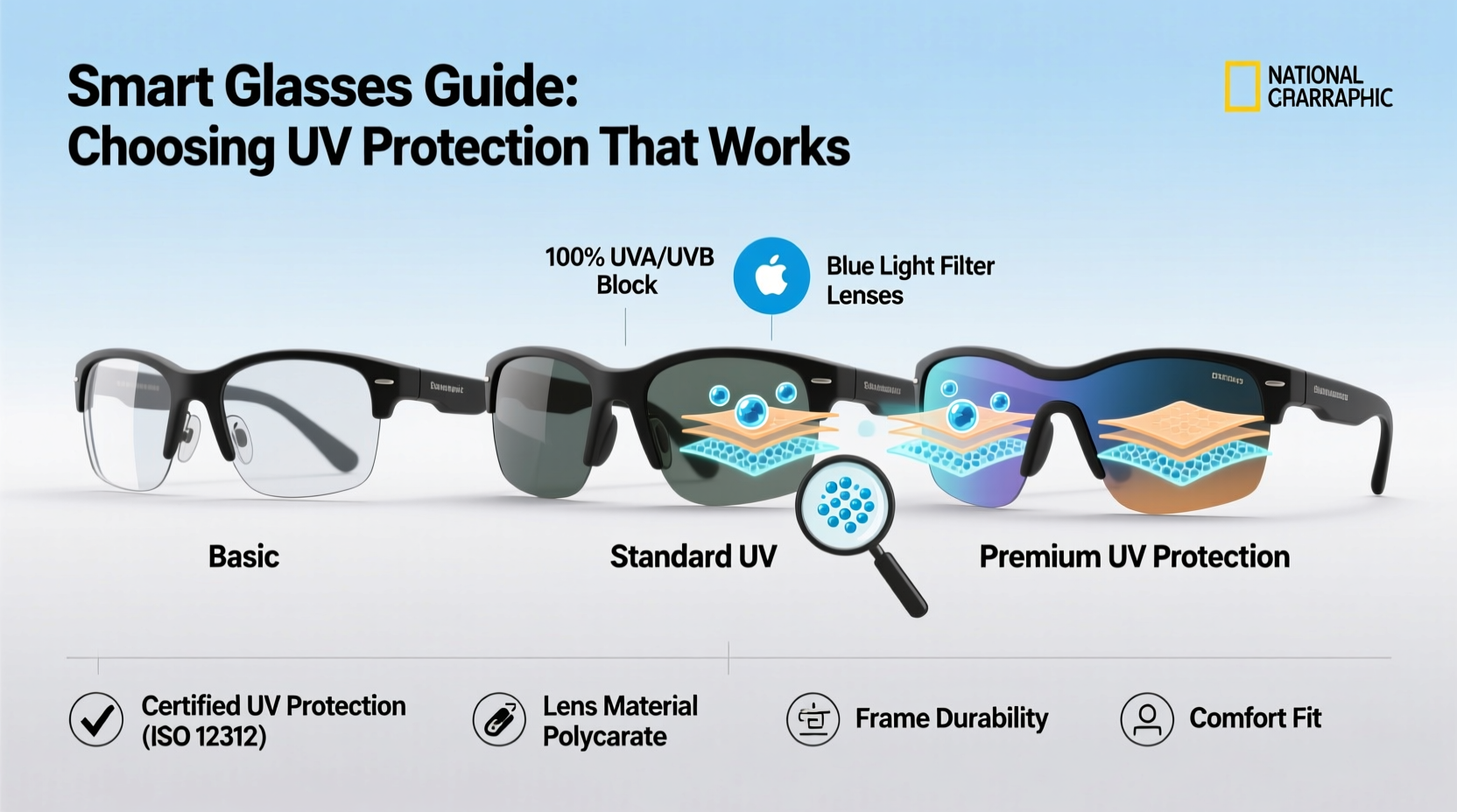 a practical guide to choosing smart glasses with effective uv protection
