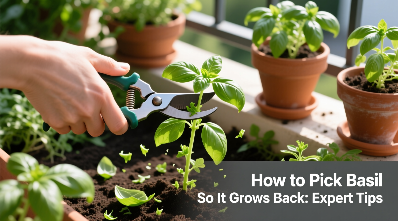 how to pick basil so it grows back