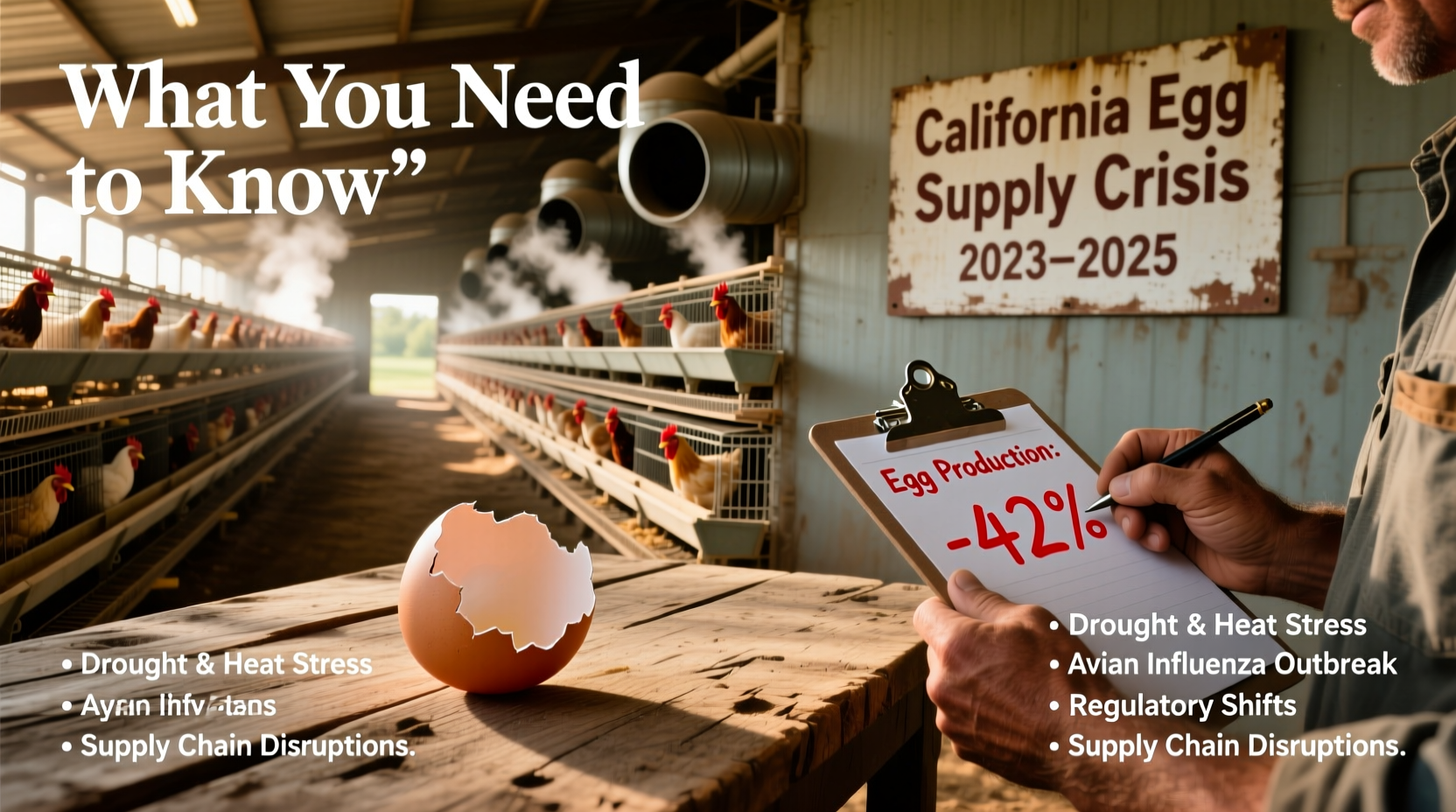 california egg shortage causes and what you need to know