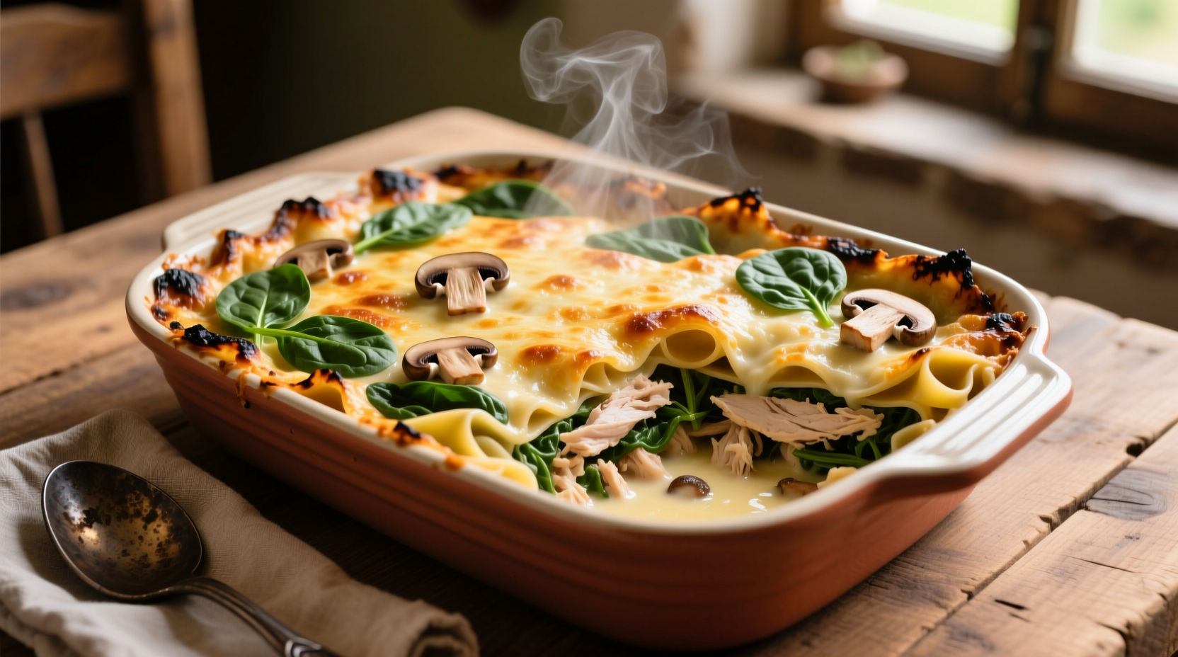 Perfect Chicken Mushroom Spinach Lasagna Recipe Guide