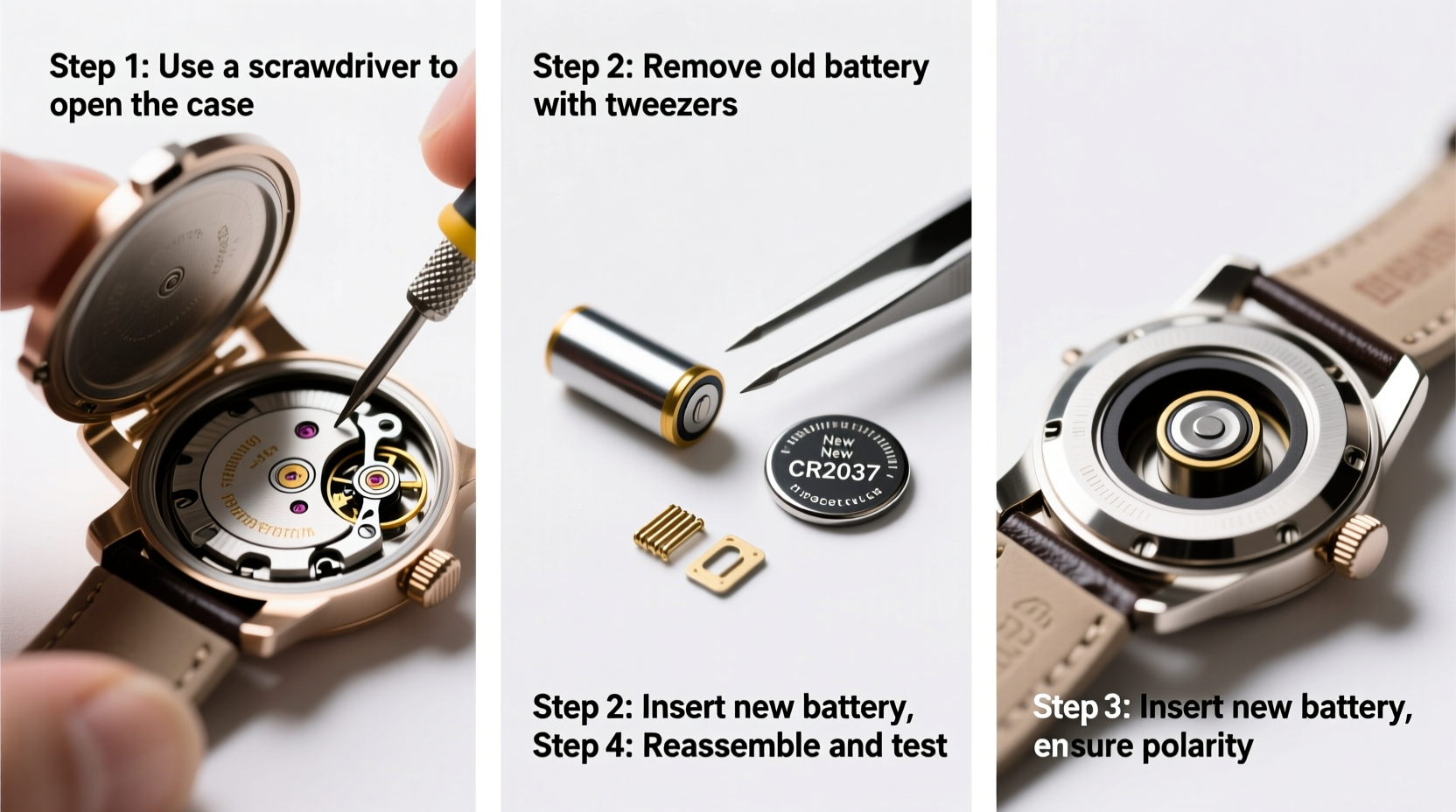 step by step guide to safely replace your watch battery at home