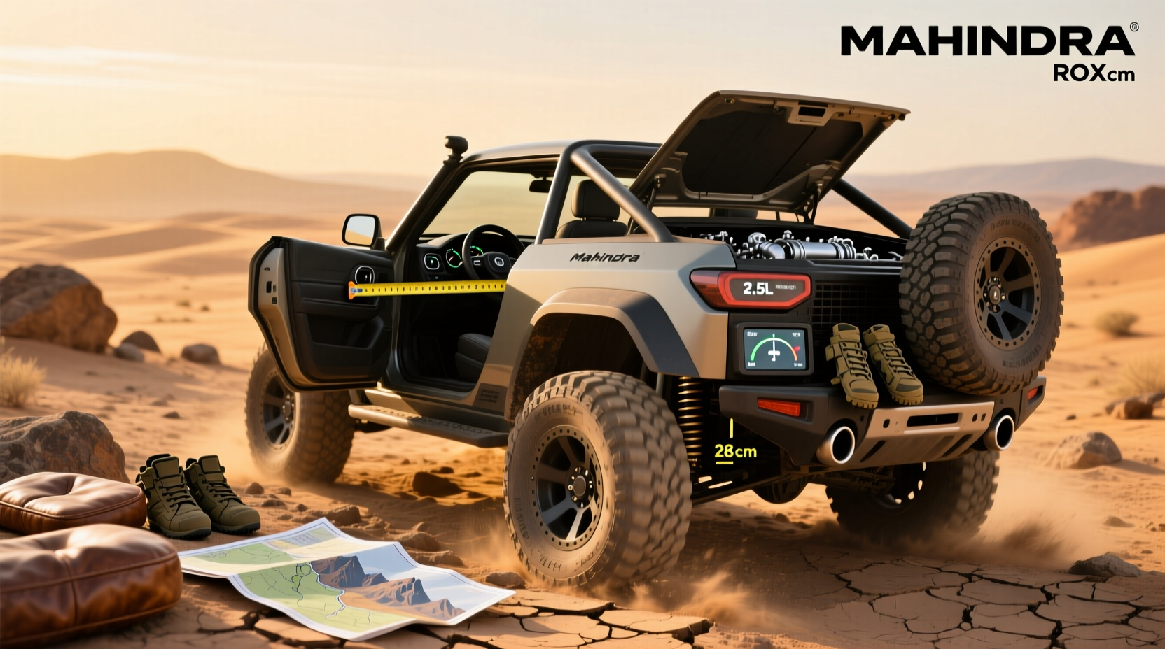 Mahindra Roxor Street Legal Aesthetic Wallpaper