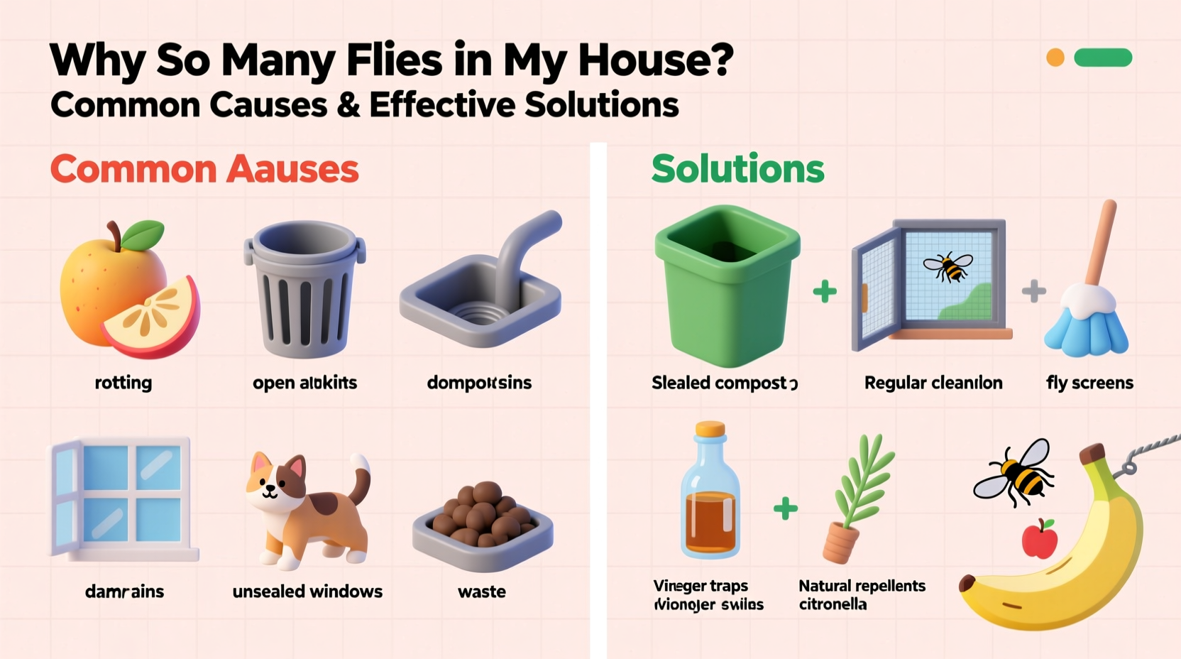 why so many flies in my house common causes solutions