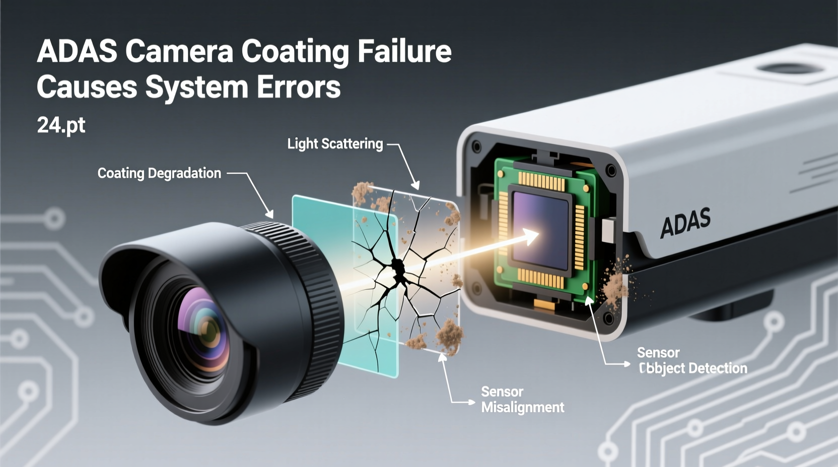 adas camera failure coating