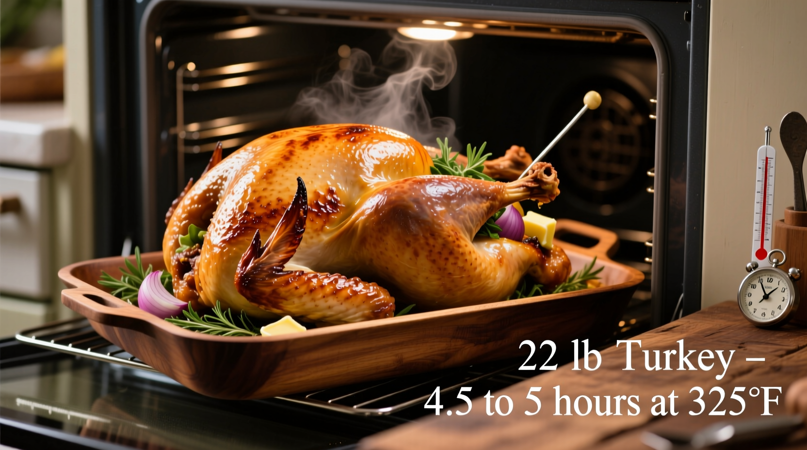 22 lb turkey how long to cook